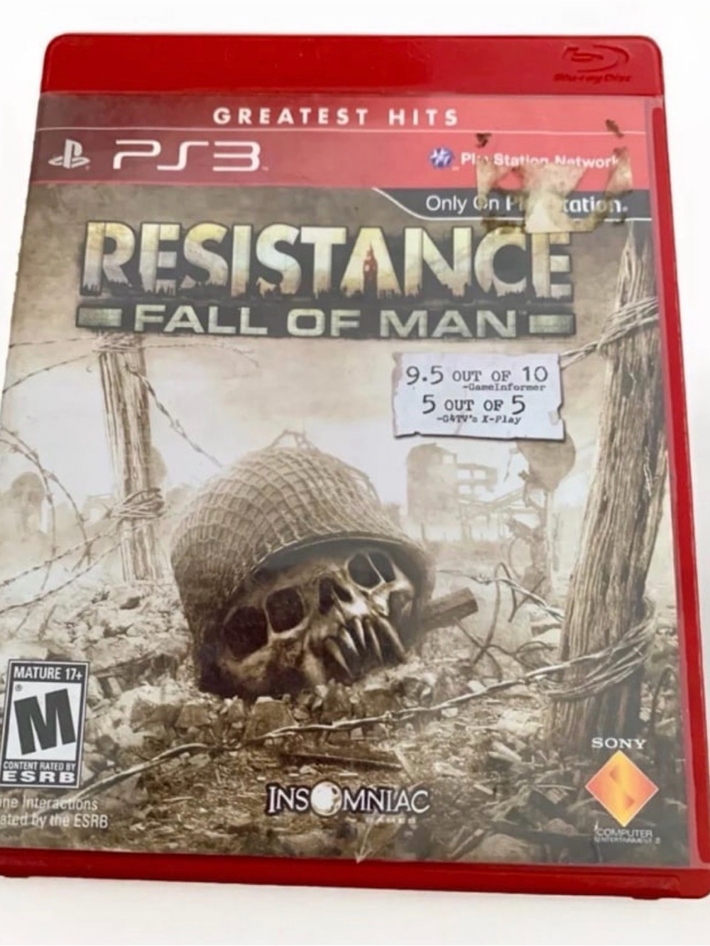 Resistance: Fall of Man (Sony PlayStation 3, 2006) Complete Tested MINT Disc NFR